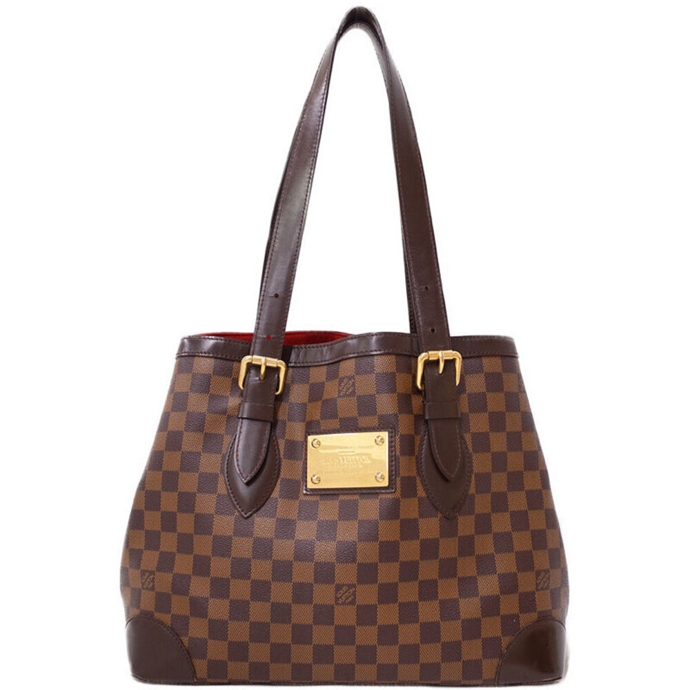 Louis Vuitton Tote Brown Damier Ebene Bag Hampstead - Picture 2 of 8